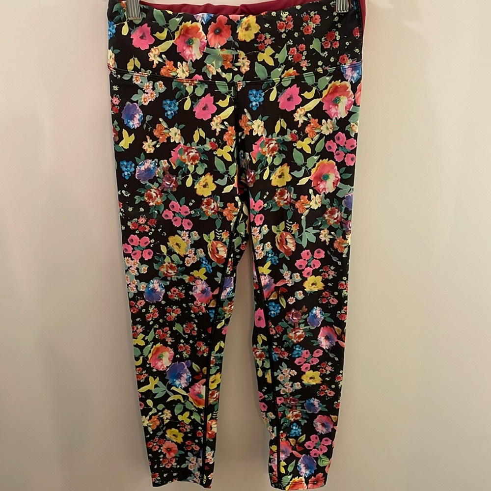 Oiselle Spandos Tights Floral Medium